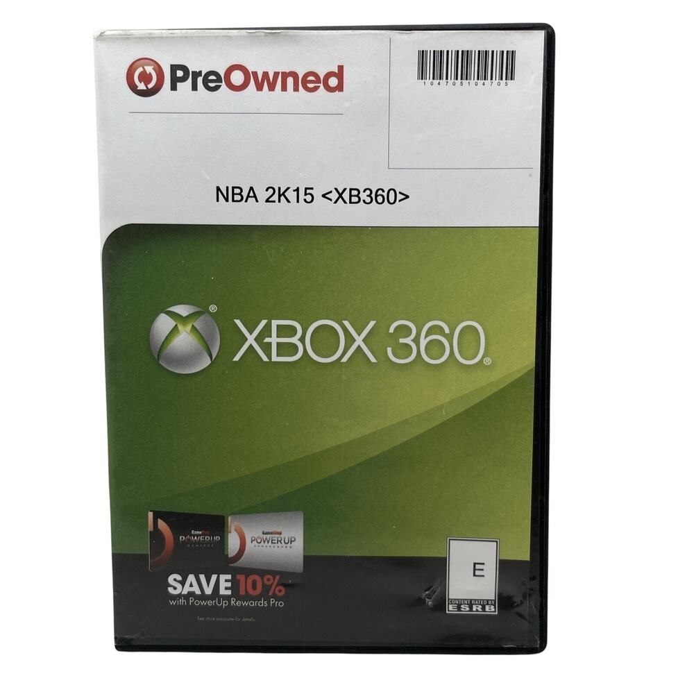 NBA 2K15 (Microsoft Xbox 360, 2014) Tested. New case.